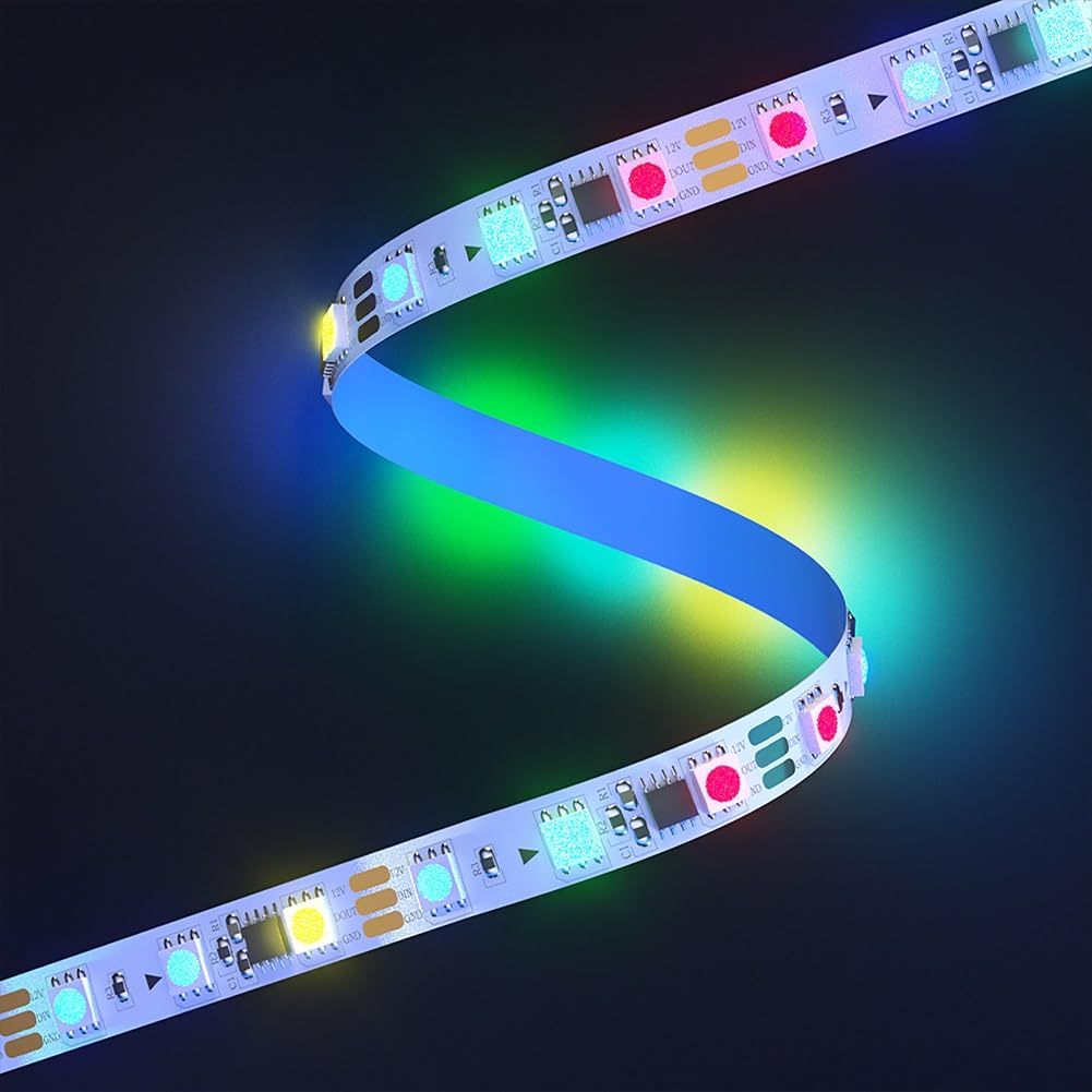 Luce di sincronizzazione schermo TV, luce ambientale intelligente, striscia LED al neon di sfondo, retroilluminazione LED Smart TV for TV da 50-85 pollici, luci con telecomando(2.3m*3(65~85IN))