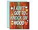 ChronicallyFunny Taylor Knock on Wood Valentine's Day Card Husband Card The Life of a Showgirl Greeting Card 5x7 inch w/Envelope (Knock on Wood)