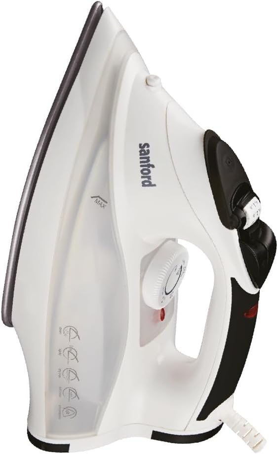 Sanford Stainless Steel Iron, Sf47si-bs , White