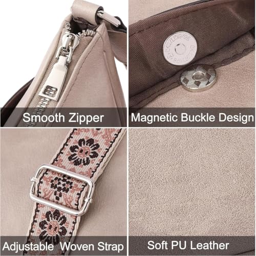 Image of ITALISH Sling Bags for Women PU Leather Crossbody Ladies Purse for Women and Girls with Adjustable Strap