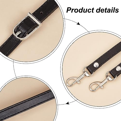 Image of PH PandaHall 5 Colors Cross Body Strap for Purse, 41~48 Inch Adjustable Leather Replacement Strap Handles Purse Strap Handle Handbag Straps with Platinum Buckles for DIY Crochet Bags Shoulder Bags