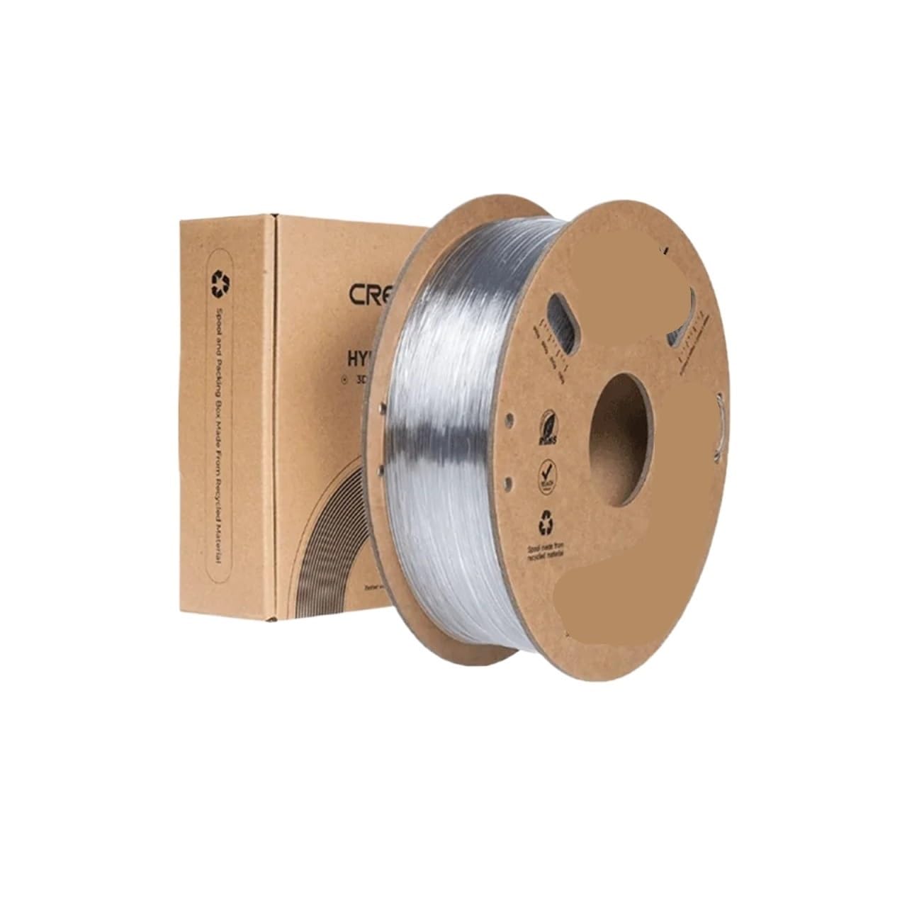 3D-Drucker Filament 3D-Drucker-Filament, 1,75 mm, kg, transparent, starr, for alle Drucker