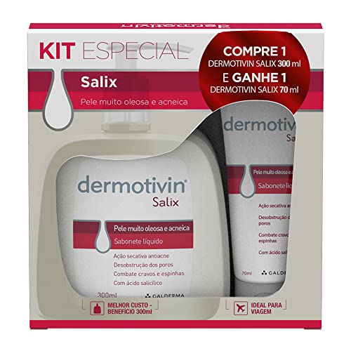 Kit - compre dermotivin salix 300 ml ganhe 70 ml