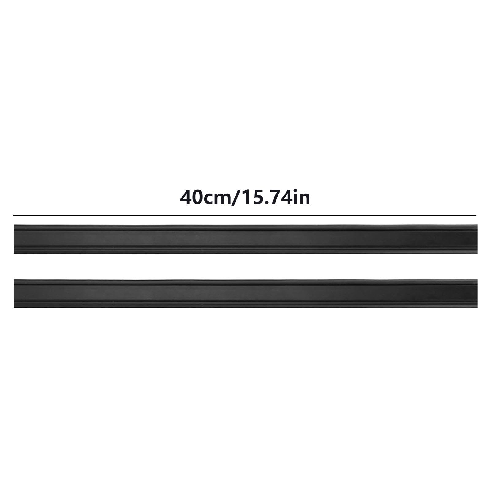 Limpiaparabrisas laterales para coche, limpiacristales laterales para coche, rasqueta de goma resistente a la intemperie para ventanas laterales, limpiador de ventanas multifuncional, fácil de