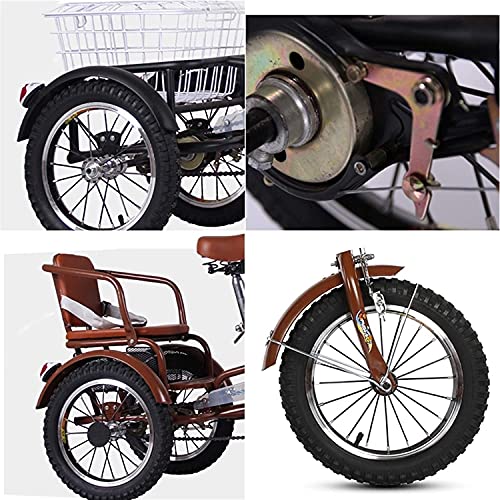 Triciclo para Adultos 14 Pulgadas con Canasta miniatura 4