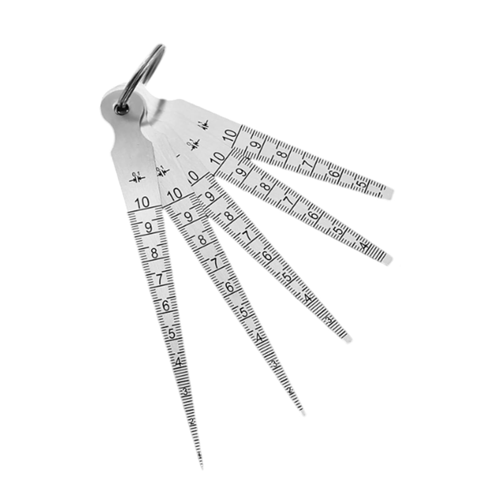 Rgybao A Erosion Resistant Tapered Feeler Gauges Ccuracy Repair Gaps Measuring Tool For Utomotive Repair & Engineering Use Taper Gauge Set