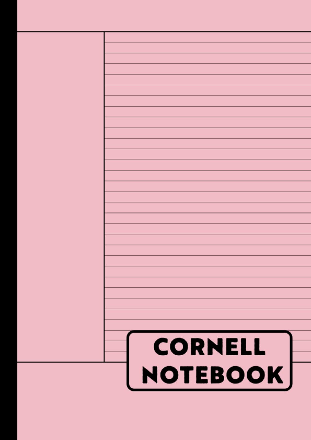 Cornell Notebook A4: Cornell Method Note-Taking for Students High School, College, University - for Lecture and Meetings - 110 Pages - Pastel Colour