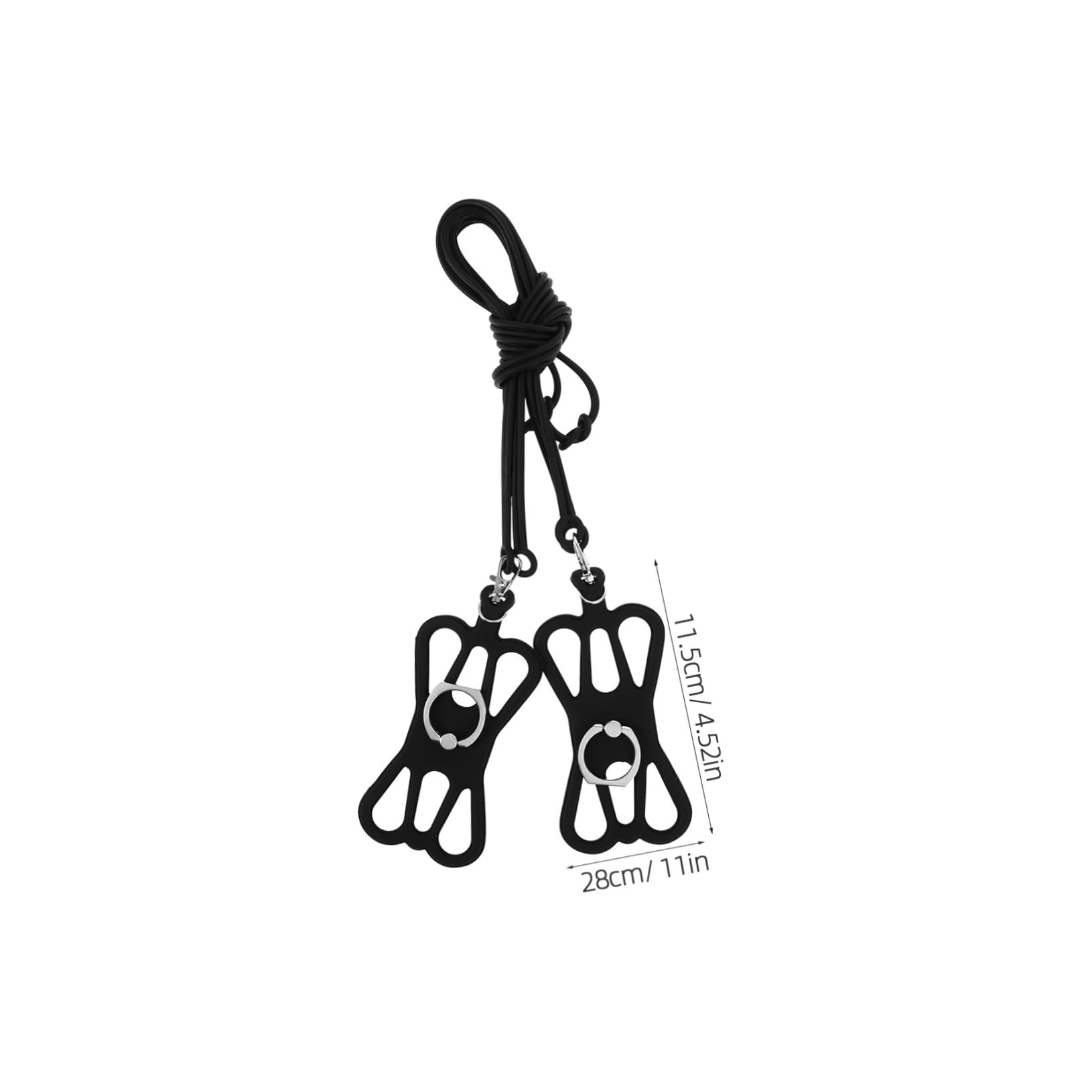 NUOBESTY Soporte De Teléfono Móvil Ajustable De Silicona Con Cordón Para Cuello Soporte Resistente Y Cómodo Para Protección Caídas