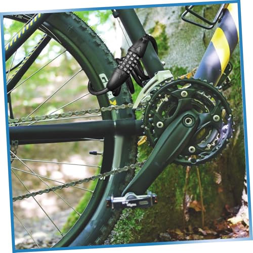 Cadenas à code réinitialisable et chaîne robuste de vélo Toddmomy pour haute protection - 4