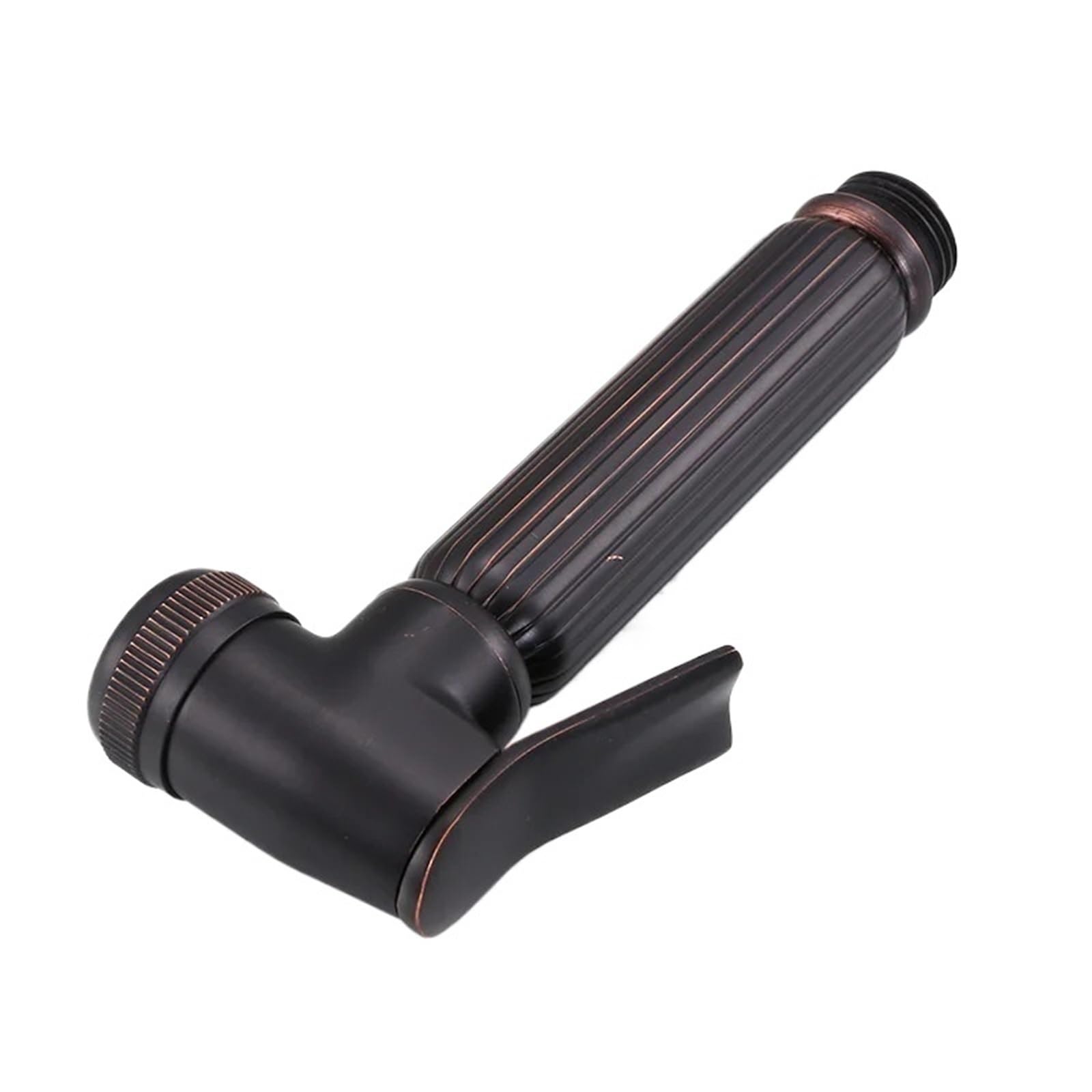 ZYCHSJXA Chrome Golden Bidet Faucet Hand Held Sprayer Gun Bathroom Accessories Toilet Shower Head(Matte Black)