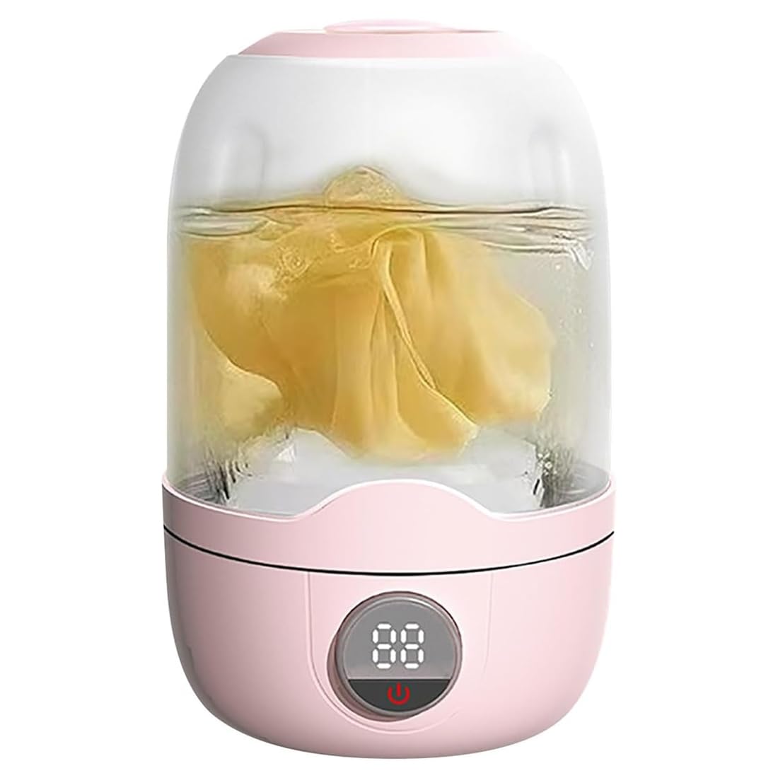 Hndhbfgrt Small Portable 1.5L Rechargeable Underwear Washing Machine for Underwear Clothes Lightweights for Apartment/Travel