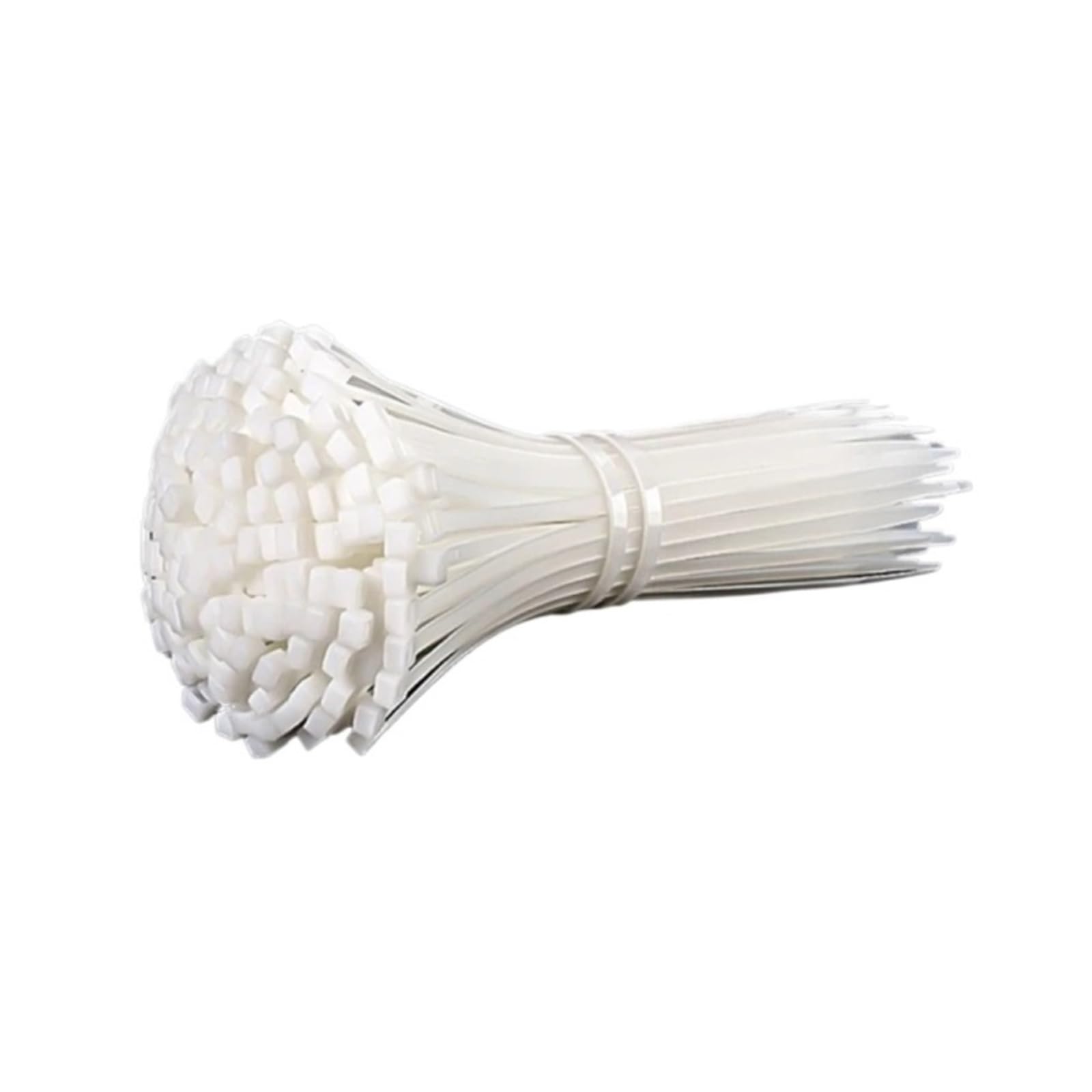 Bridas de nylon ABS con cierre automático, Bridas for cables de nailon autoblocantes, varios tamaños, color blanco, paquete 250 o 500 unidades(8x500mm,1 Pack)