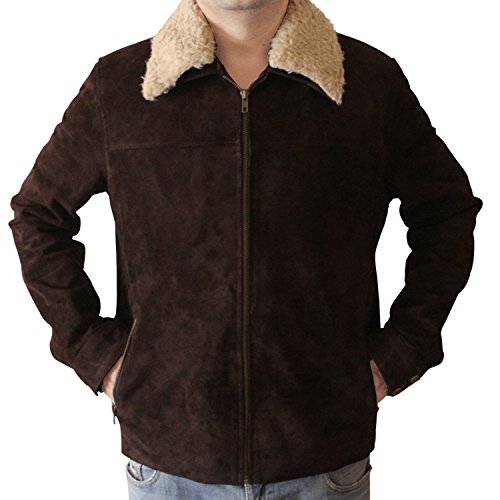 Men's Original Brown Suede Leather Jacket