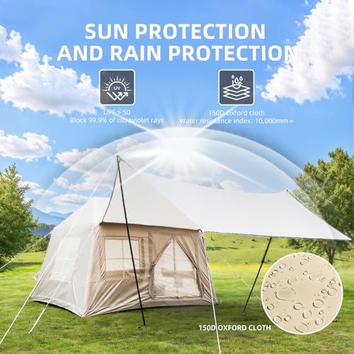 Carpa Inflable para Camping 4 Personas 4 Estaciones miniatura 6