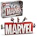 LEGO Marvel: Logo MARVEL z minifigurkami
