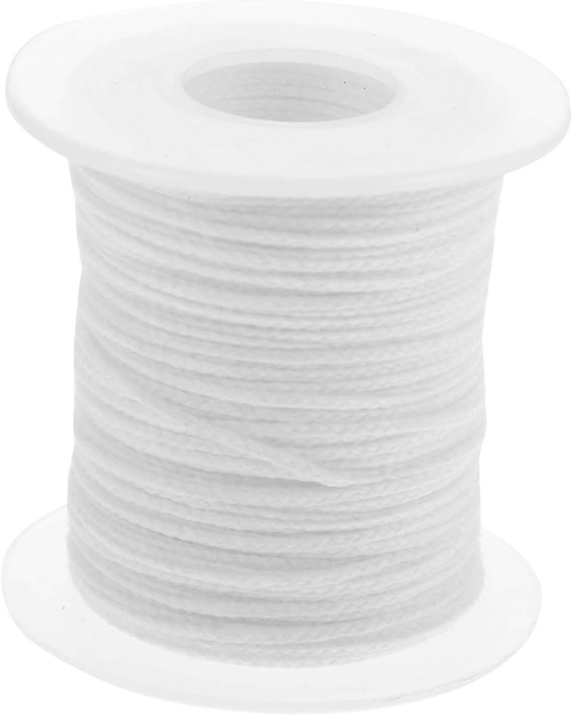 1roll Feet Braided Candle Wicks for DIY Candle Making Cotton White Compatible Wick Tabs for Pillars and Tapers for Custom Projects