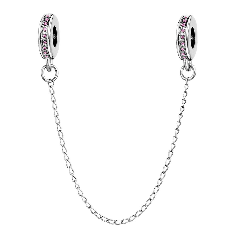 Sparkle Fix Safety Chain for Charm Bracelets Compatible with Pandora Charm Bracelet Women Girls Birthday Anniversary-image-40