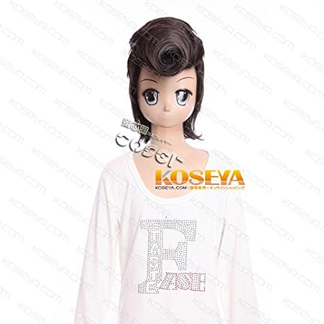 Amazon シャーマンキング 木刀の竜ファミリー ミドルロング ブラウン コスプレウィッグ コスプレ 仮装 通販