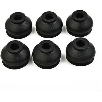 6 x Rubber Tie Rod End Ball Joint Dust Caps for a Variety of Vehicles