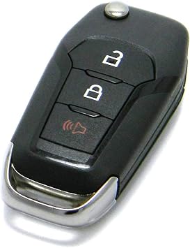 OEM Electronic 3-Button Remote Flip Key Fob Compatible with Ford FCC ID N5F-A08TAA, P/N 164-R8130