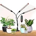 Orchbloom Clip Grow Light 27W 3000 Lumen, Grow Lights for Indoor Plants Full Spectrum, 2024 Brightest LED Plant Grow Light for Houseplants, Bonsai, Pot Plants, Growing Lamp with 4,8,12 Hr Timer