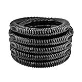 LONGRUNNEW 1 Zoll Schlauch Saugschlauch Spiral PVC Teichschlauch Einfache Installation und Verdeckung für Teiche, Wasserspiele, Gartenteiche Wasserfälle Filter und Mehr (Ø 32mm x 6,2Meter)