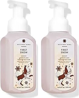 Bath and Body Works Gentle Foaming Hand Soap 8.75 Ounce 2-Pack (First Snow)