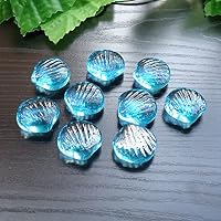 Ciottoli di vetro Perline Pietre Acquario Acquario Perline rotonde Perle piatte di vetro colorato Artigianato Riempimento del vaso Decorazione inferiore,A18