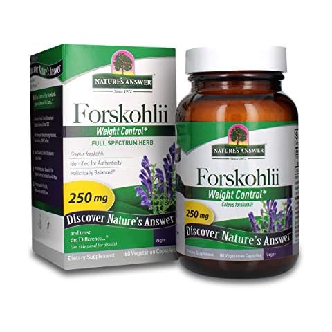 Nature's Answer, Forskohlii, 250mg x60Vcaps Cover