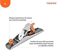 Vista 2 de TRUPER Planos de banco dentados 6C 2 3/8" (60 mm)