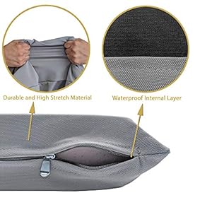 Waterproof-Soft-and-Durable-Gray-Elastic-Machine-Washable-Large-Size-Dog-Bed-Cover-44x31 - Cucciolini Doodles   Waterproof-Soft-and-Durable-Gray-Elastic-Machine-Washable-Large-Size-Dog-Bed-Cover-44x31