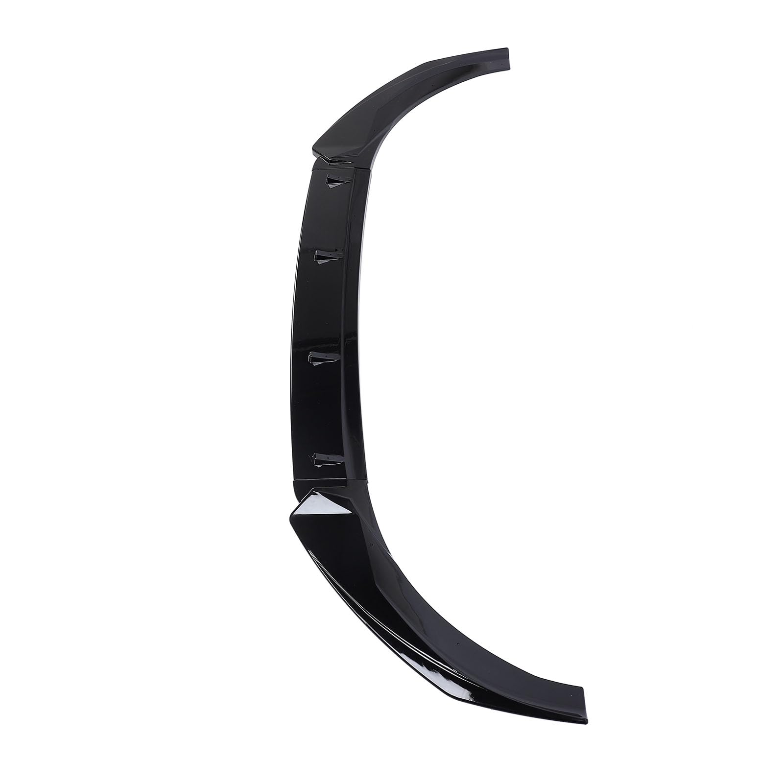 Vordere Stoßstange Lip Spoiler Racing Style Body Kit 3 Abschnitt Typ für S -Linie 8V Pre -Facelift 2013 bis 2016 aus Premium -ABS -Material enthält 3 Spoiler 16 Schrauben 12 (Glänzend schwarz)