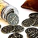 v2croft 35 Metal Pirate Coins, Bronze Treasure Coin Set, Metal Replica Spanish Doubloons for Board Games Tokens, Kids Cosplay Pirate Party Treasure Chest Coin (1.18'')