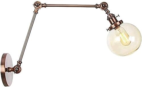 Wall lamp, Modern Wall Sconce, European Wall Light Industrial V-intage Swing Arm Wall Lamp Metal Fixture Bronze Reading Wall Light E27 Lighting with