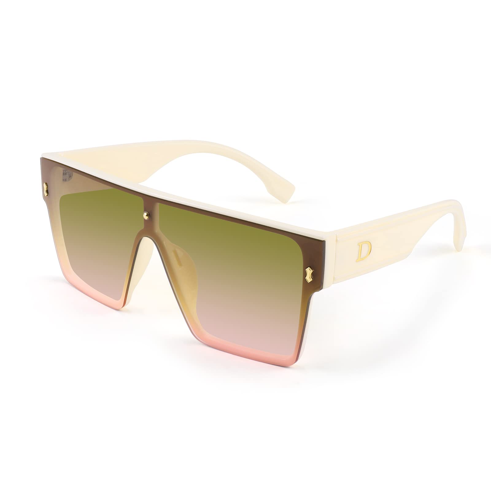 Chic Oversized Square Women Men One Piece Sunglasses Fashion Flat Top Large Unisex Sunglasses Women Men K7110-image-42