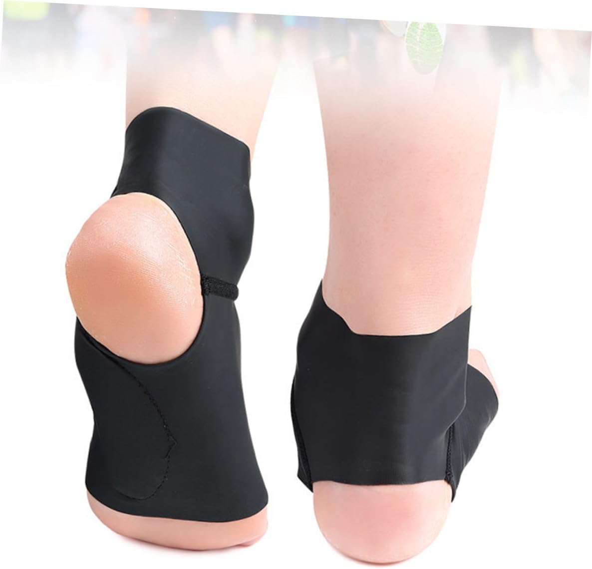 Foot Arch Support Sleeve for Flat Feet Cushioned Arch Brace with Shock Absorption Breathable Compression Sleeve for Men and Women Comfortable Orthotic Relief for Running and