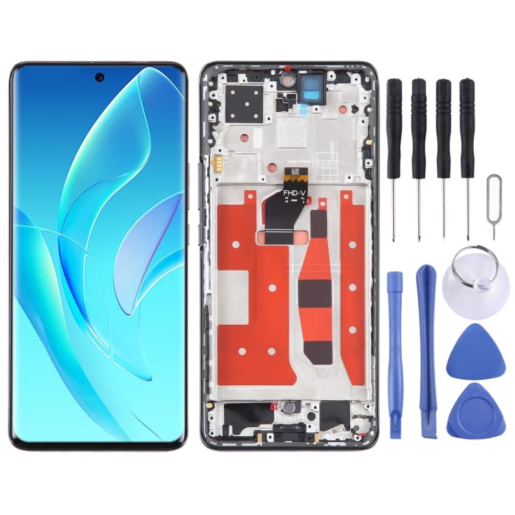 Écran LCD pour Honor 60 Pro tactile et bloc complet d'origine avec cadre de réparation