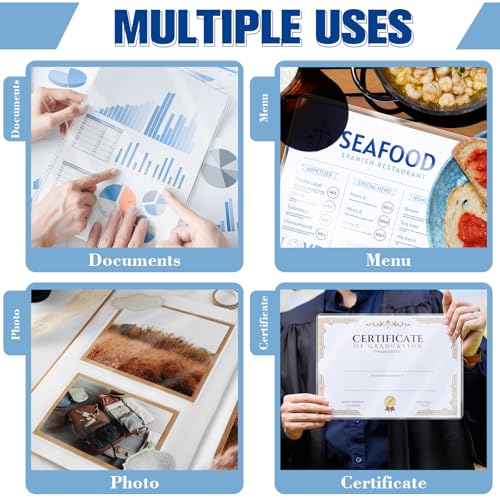 Image of 150 Pack 10 mil Thermal Laminating Pouches Fits Letter Size 8.5 x 11 in Laminating Sheets Thick Clear Plastic Paper Laminator Sheets File Card Laminator Pouches 9x11.5inches