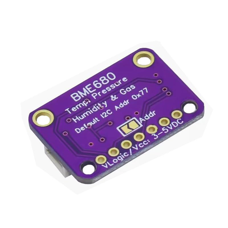 2PCS CJMCU-680 BME680 Temperature and Humidity Temperature Pressure High Altitude Sensor Breakout Board Module (BME680 terminals)