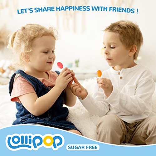 Dc24 Daily Care Sugar Free Lollipops With Vitamin C, Healthy Suckers With Xylitol, Assorted Fruit Flavored Hard Candy For Kids, Non-Gmo, Gluten Free, 24 Count #TOP4