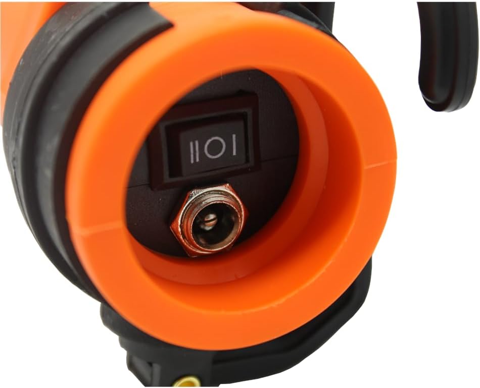 K Tool International XD5251C 19.7" Hanging LED Work Light for Garages, Repair Shops and DIY, Rechargeable, Rubber Grip, 3.7V, (2) Light Modes, (2) Folding Swivel Hooks, Up to 750 Lumens, Orange/Black