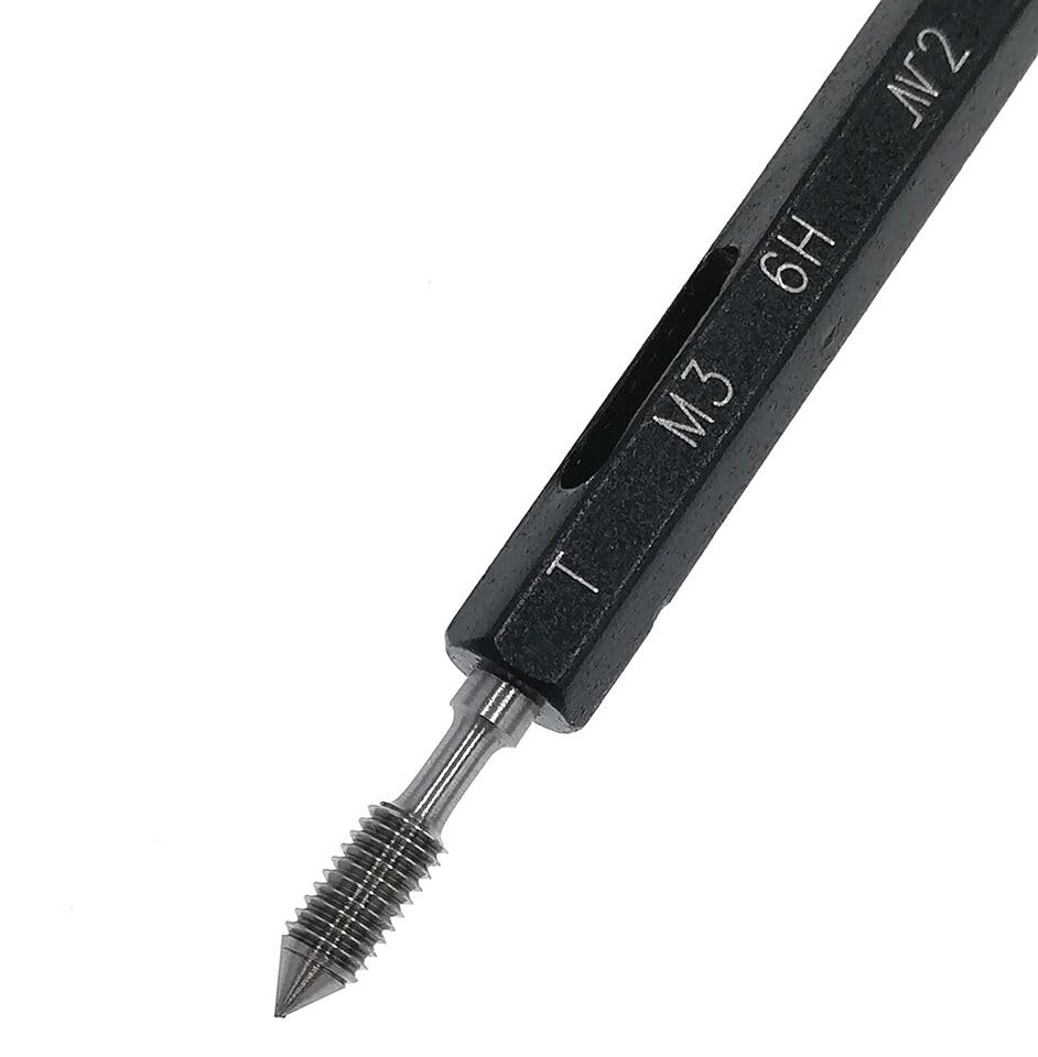 Metric Thread Plug Gage Gauge M3 x 0.5 6H Thread Go and NoGO