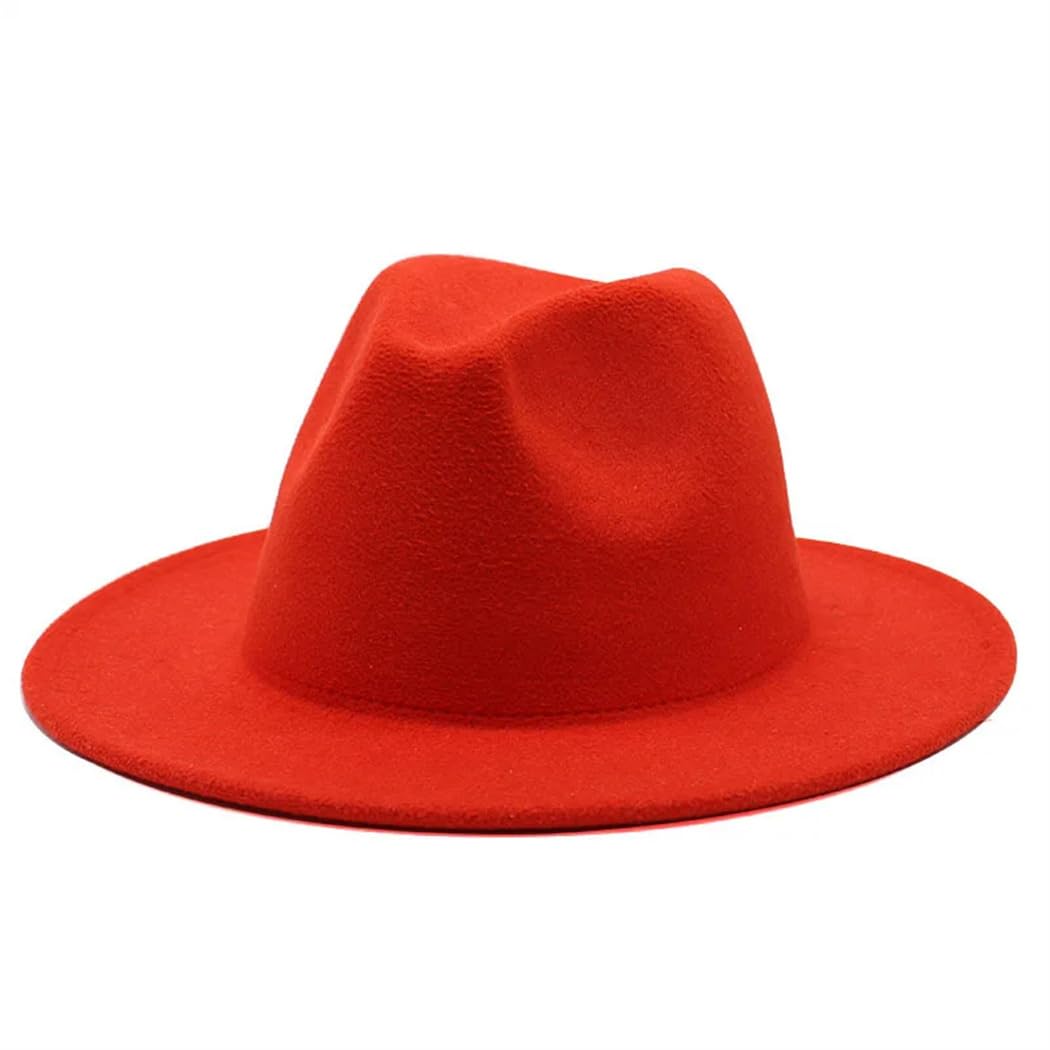 Big Brim Cappelli Per Le Donne Vintage Chiesa Cappelli Flat Brim Jazz Cap Inverno Delle Donne Cappello Feltro