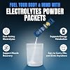 EVOLV Electrolytes Powder Packets Electrolyte Packets with Palatinose, Sodium & Minerals Instant Hydration Drink for Recovery, Non-GMO Hydration Sticks for On-The-Go Use (Pack of 20) - Lemonade
