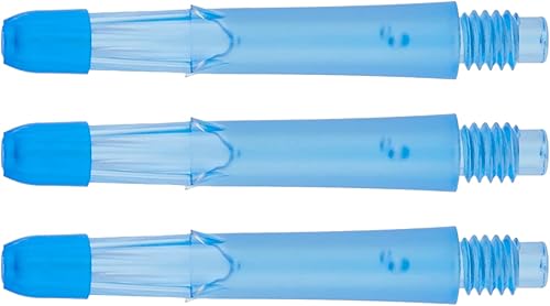 Miniatura 5 de Juego de 3 dardos rectos con mango en L con cerradura, color azul claro, 130