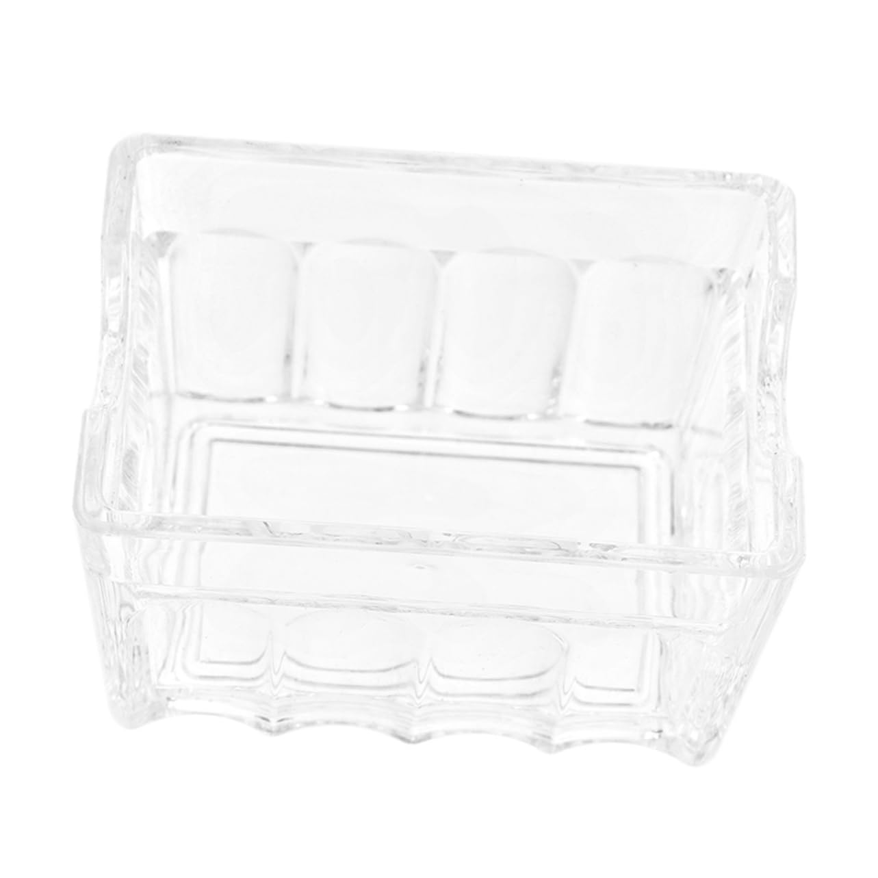 PRETYZOOM Loose Tea Organizer Acrylic Tea Bag Holder Multiuse Storage Box for Home Office