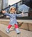 Emily Rose 18-Inch Doll Clothes 5-PC Outdoor Raincoat & Leggings Outfit Includes Matching Rain Boots and Working Umbrella - 18