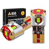 Alla Lighting T10 194 LED Bulbs 8000K Ice Blue Super Bright 175 168 2825 W5WLL ZS SMD 12V Car License Plate Tag/Interior/Map/Dome/Trunk/Courtesy Lights