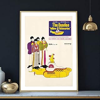 Poster de cinéma The Beatles Yellow Submarine 1968 – Format A4 + - Les Beatles, Paul McCartney, John Lennon, RIngo Starr, George Harrison Poster de cinéma The Beatles Yellow Submarine 1968 - Format A4 + – Image 4