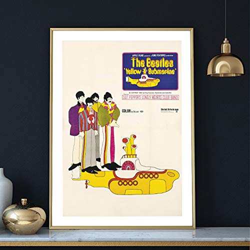 Poster de cinéma The Beatles Yellow Submarine 1968 – Format A4 + - Les Beatles, Paul McCartney, John Lennon, RIngo Starr, George Harrison Poster de cinéma The Beatles Yellow Submarine 1968 - Format A4 + – Image 5